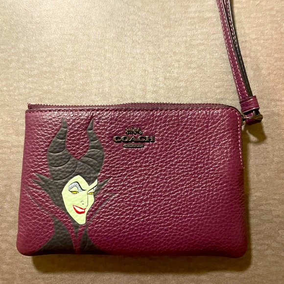 Coach Bags Disney X Coach Clutch Wallet Maleficent Collectors